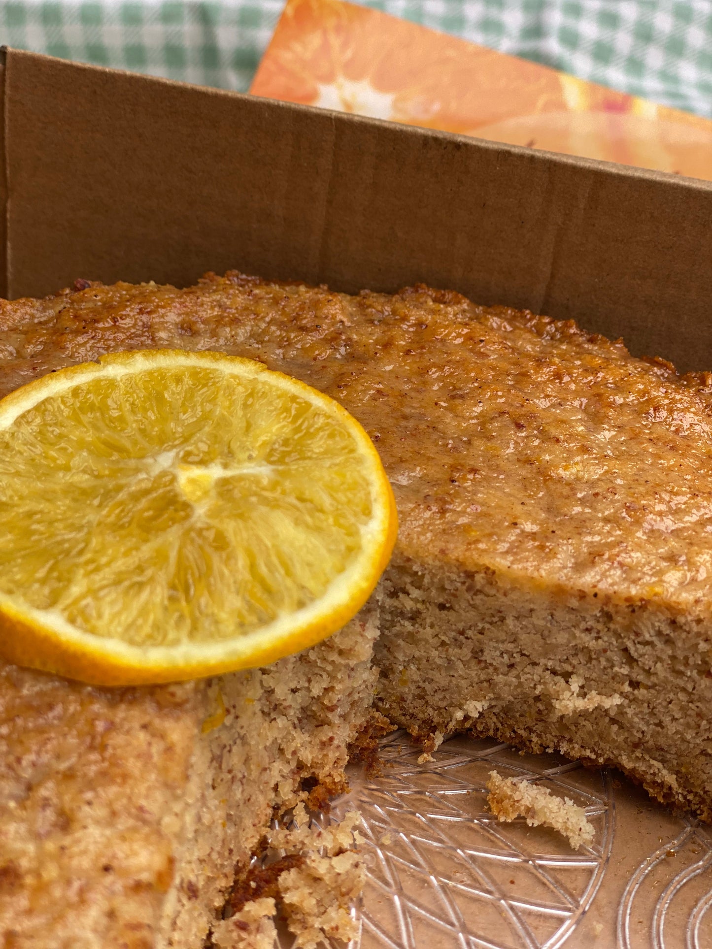 Orange almond cake (vegan friendly) 10-12 PCs