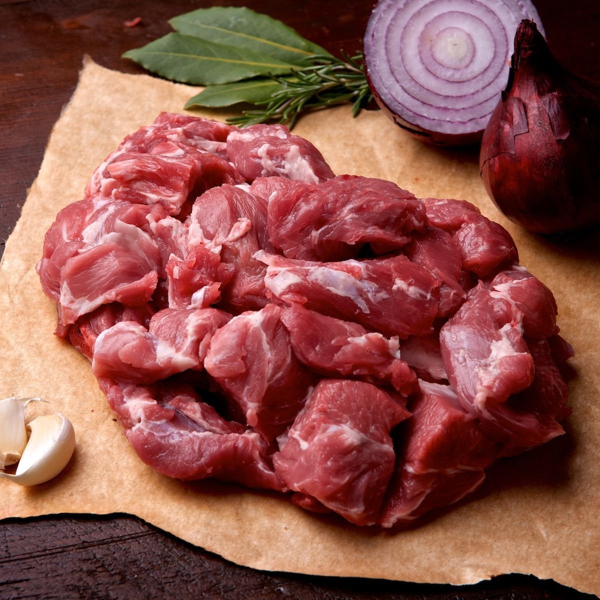 chemical free lamb cubes kabab boneless (kg)