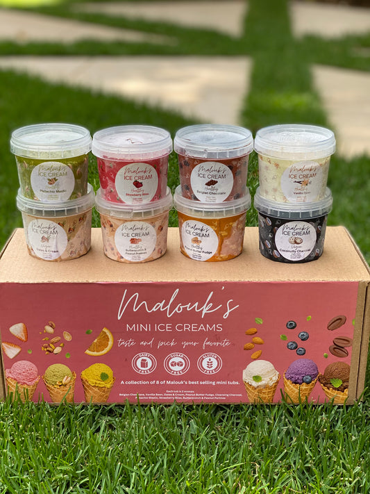 Mini 8 flavors ice cream(vegan friendly)