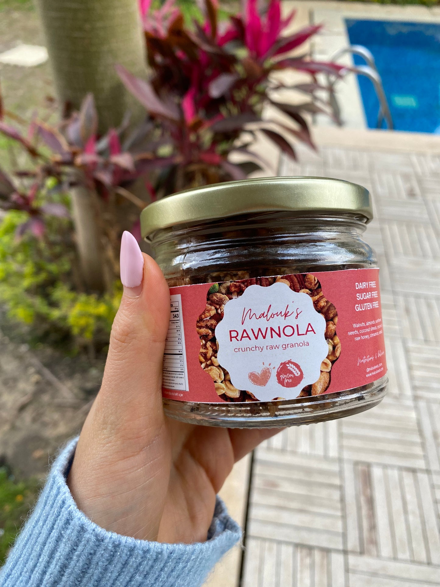 Gluten free Crunchy Granola (Rawnola) (140g) (vegan friendly)