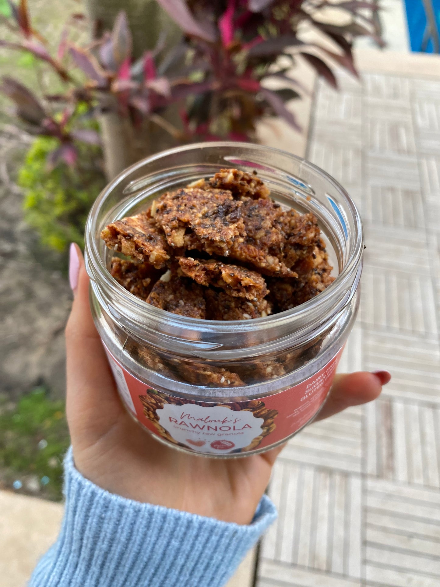 Gluten free Crunchy Granola (Rawnola) (140g) (vegan friendly)