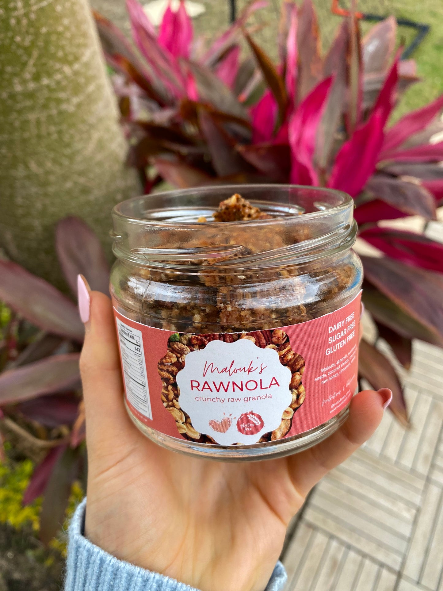 Gluten free Crunchy Granola (Rawnola) (140g) (vegan friendly)