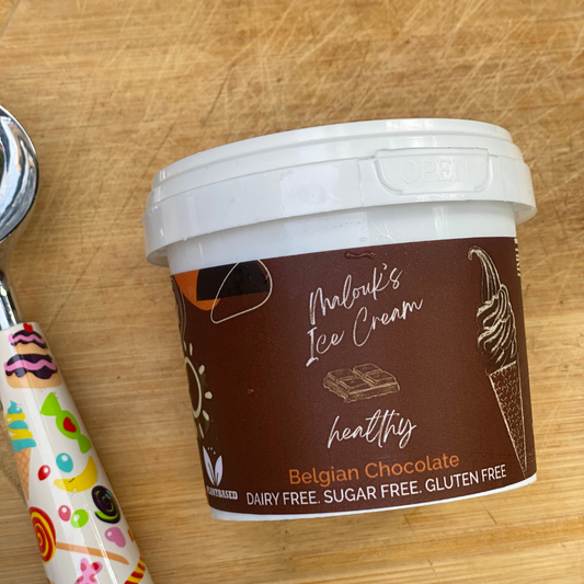 Belgian Chocolate Ice Cream (300g)(vegan friendly)