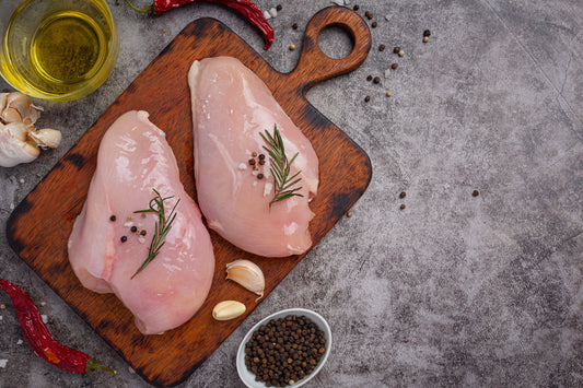 Chemical Free white chicken fillet Breast 800g