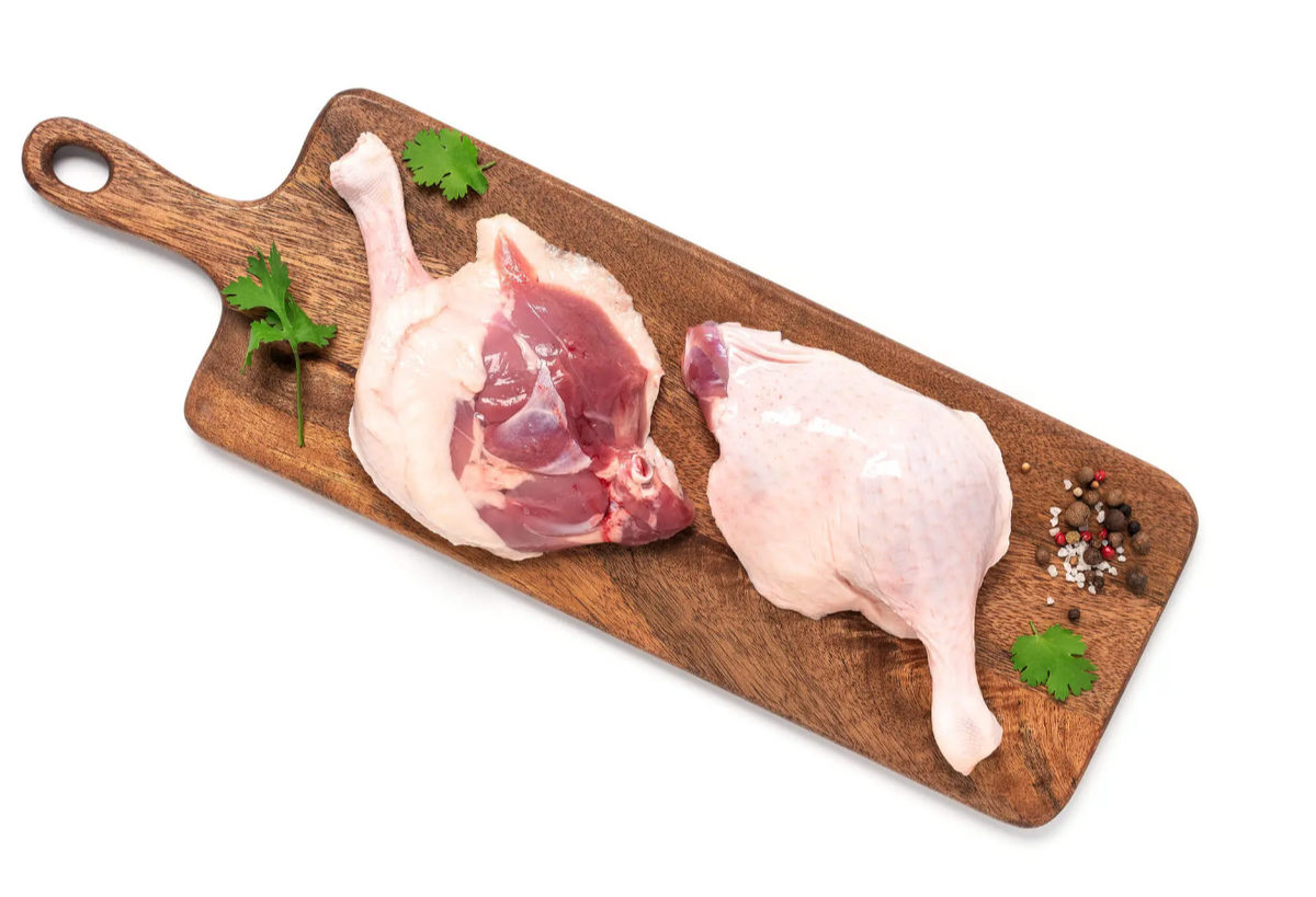 Organic raw duck Thigh 800g
