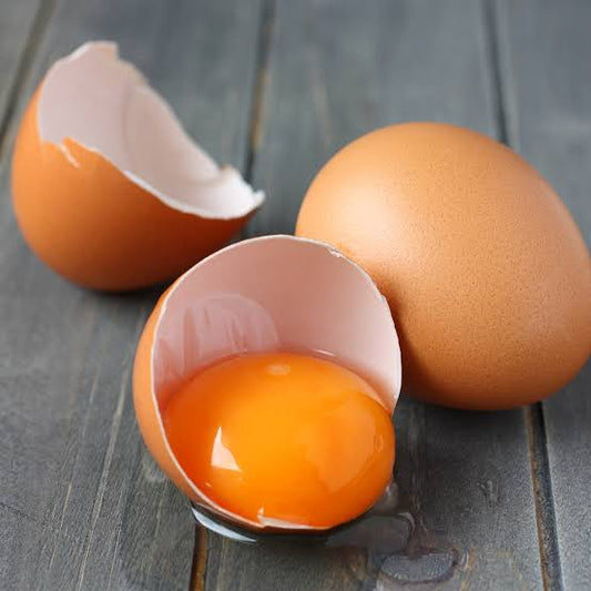 Organic brown Eggs (30pcs) (yolk color from dark yellow to orange)