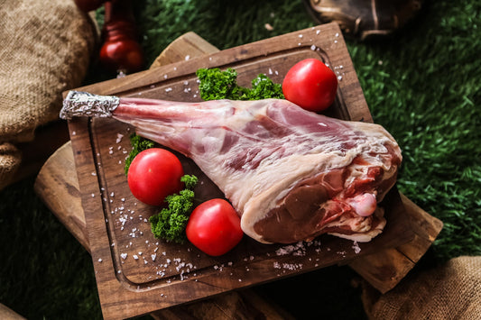 chemical free lamb round meat (kg)