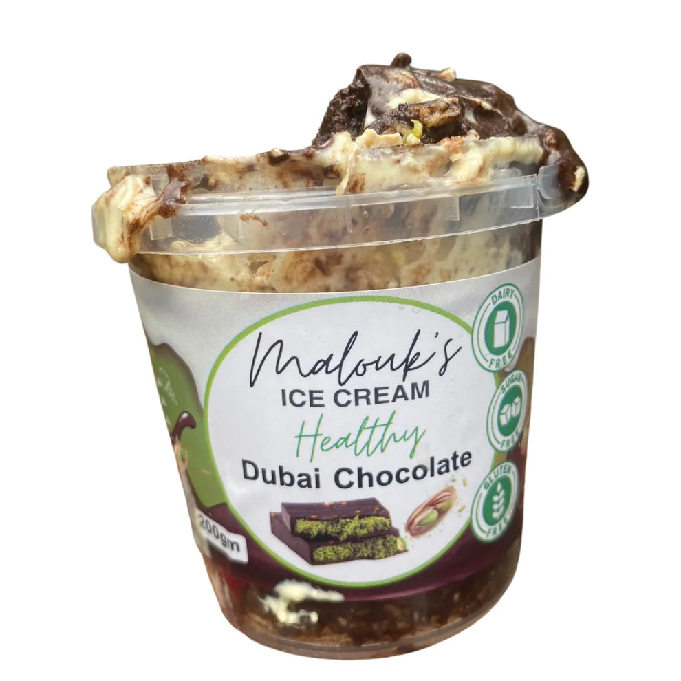 Dubai chocolate Ice Cream (300g)(vegan friendly)