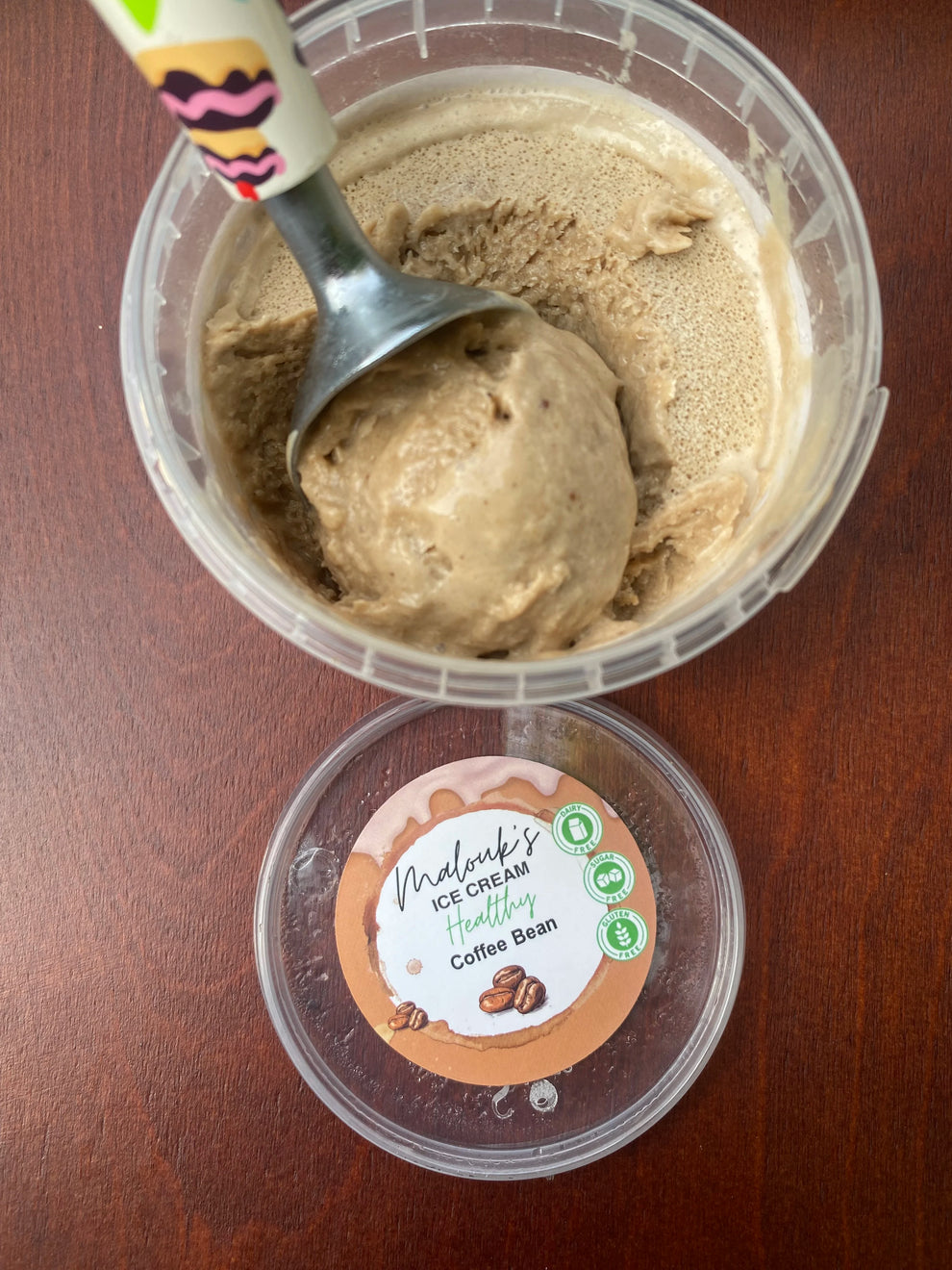 Coffee bean ice Cream (300g)(vegan friendly)