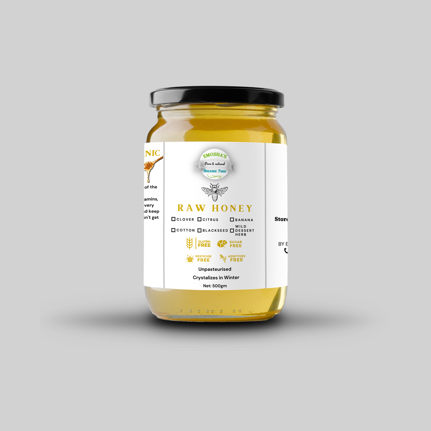 Raw Citrus Honey (500g)