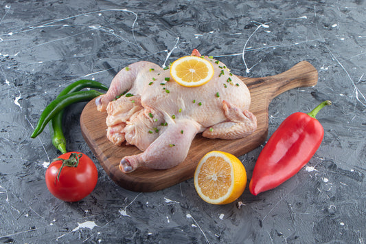 Chemical Free Whole white chicken 1-1.1kg